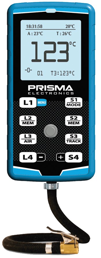 Цифровой манометр PRISMA HIPREMA 4 и IR пирометр и секурдомер на 4 дорожки