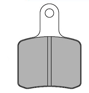 Комплект задних тормозных колодок OTK старого типа BS5/BS6/SA2 FERODO (ЧЕРНЫЕ)