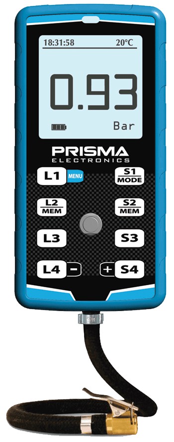 Цифровой манометр PRISMA HIPREMA 4 - 5 BAR и секундомер на 4 дорожки