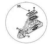 Болт крышки тормозного цилиндра SODI