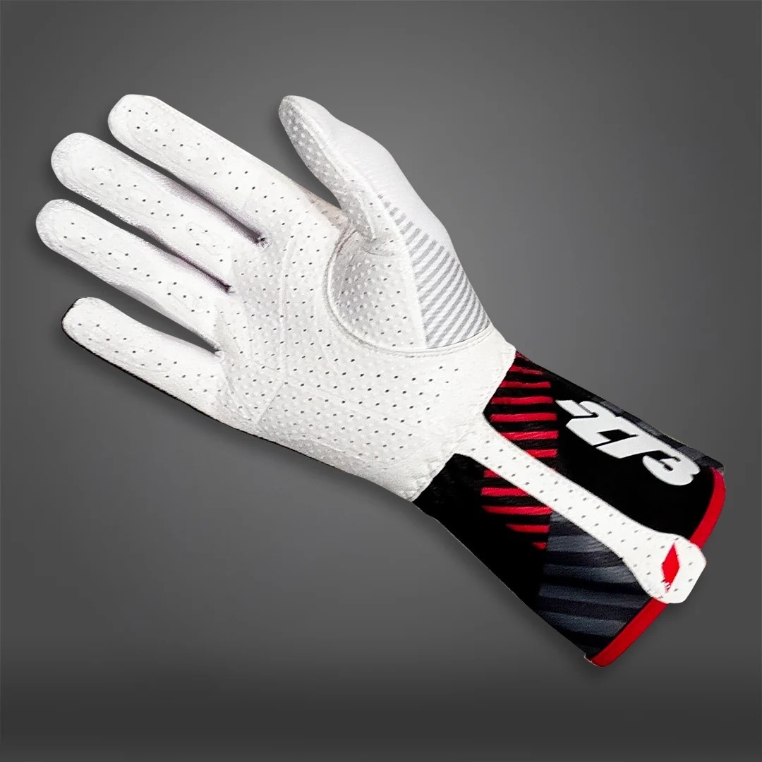 -273 RS273 Black/White/Red (белая ладонь, внутренний шов)