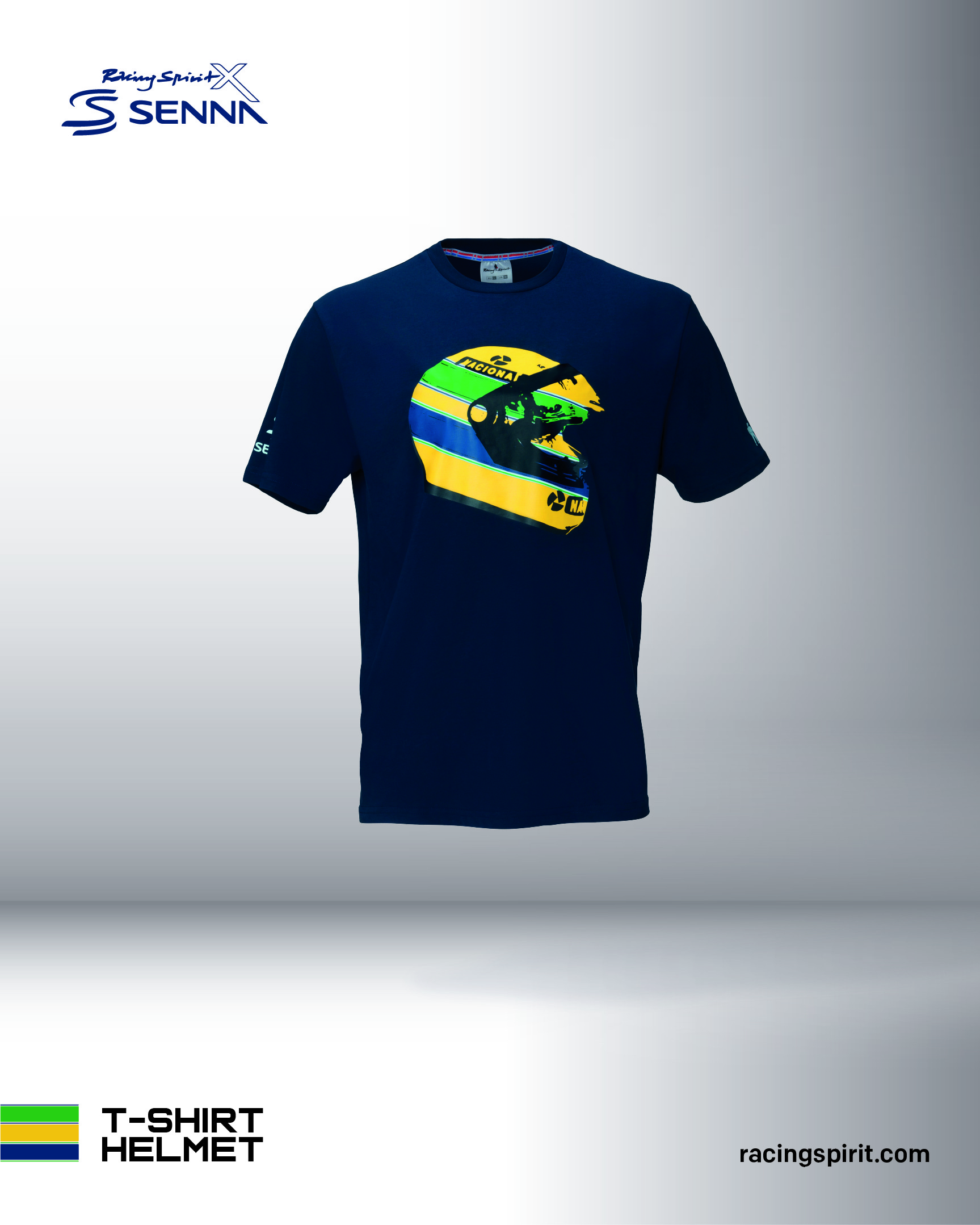 Футболка SENNA LEGACY HELMET (BLUE)